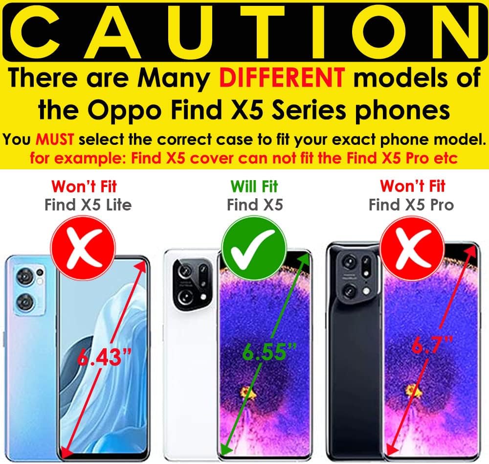 [Fusion FX Case] Slim & Light Tough Fused Gel Bumper & Hard Back Matte Case for Oppo Find X5