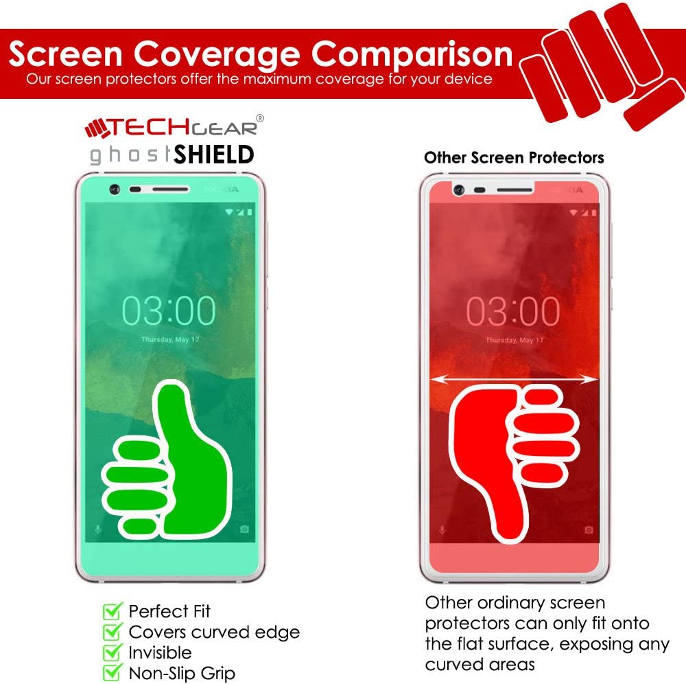 Nokia 3.1 Full Coverage TPU Film Screen Protectors