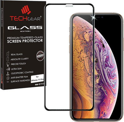 iPhone 11 Pro / iPhoen XS / X Full Coverage 3D Tempered Glass Screen Protectors