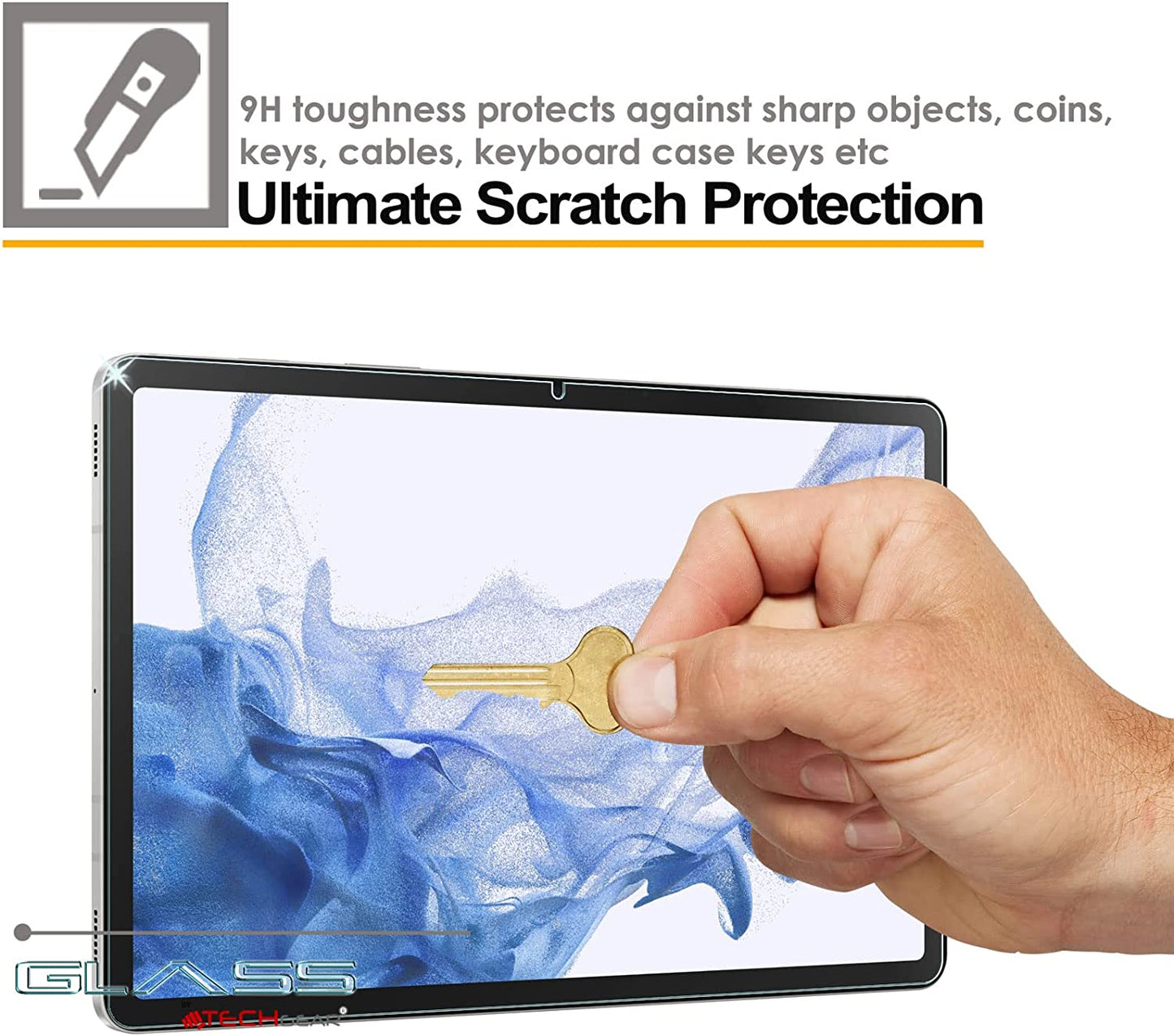 Samsung Galaxy Tab S8 11" (SM-X700 Series) Anti Glare, Matte Tempered Glass Screen Protectors