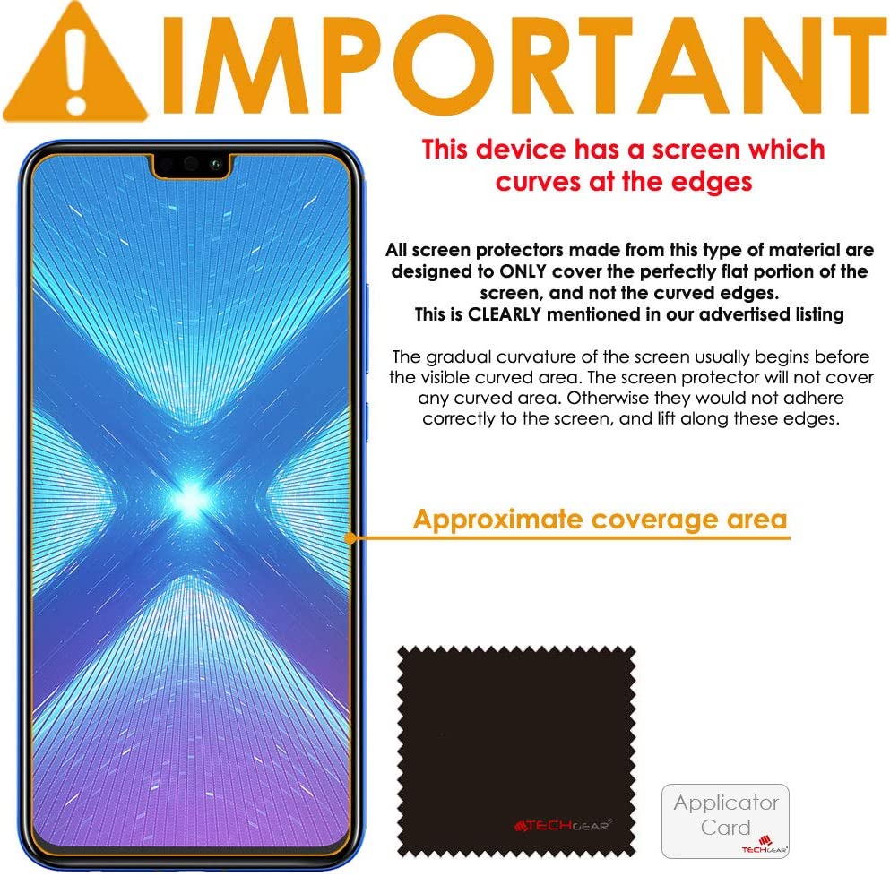 Honor 8X Clear Film Screen Protectors