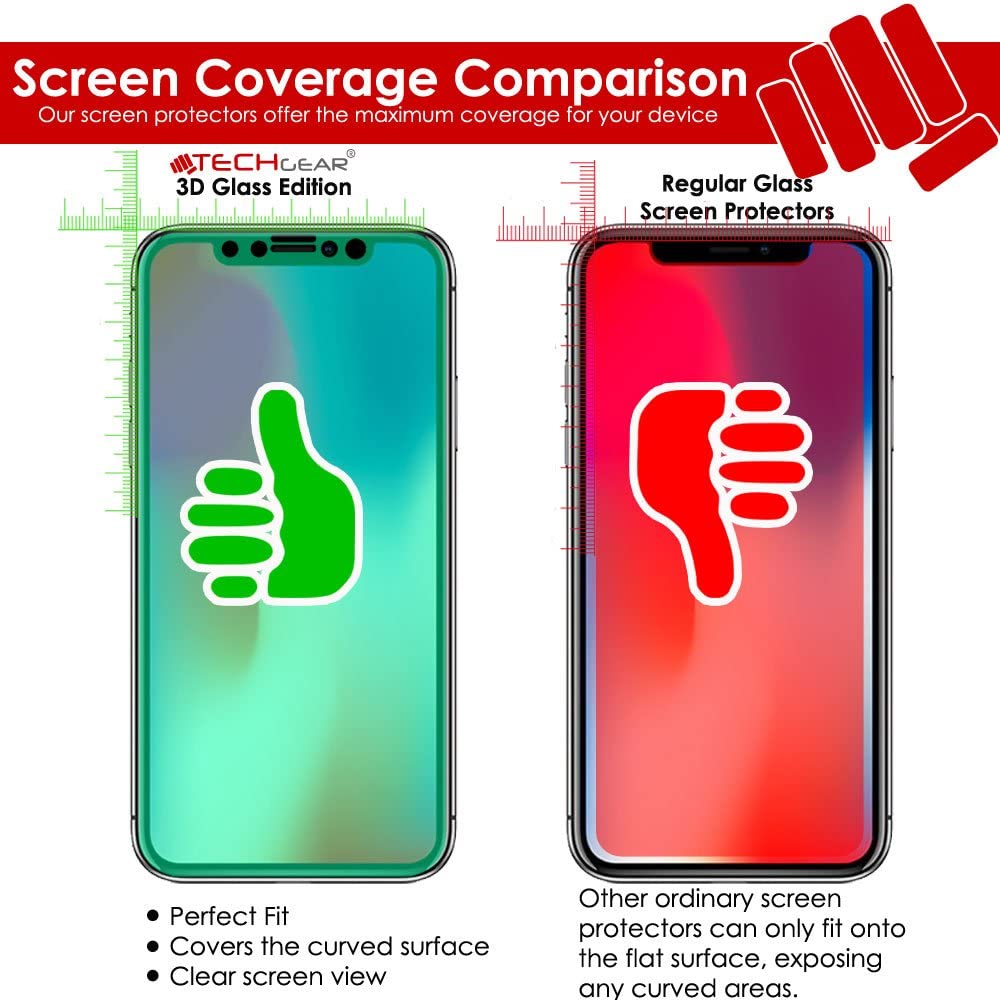 iPhone 11 / iPhoen XR Full Coverage 3D Tempered Glass Screen Protectors