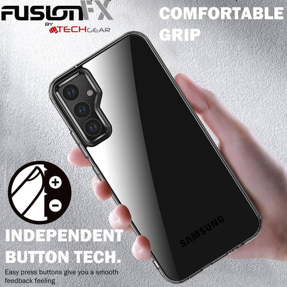 [Fusion FX Case] Slim & Light Tough Fused Gel Bumper & Hard Back Matte Case for Samsung Galaxy A54 5G