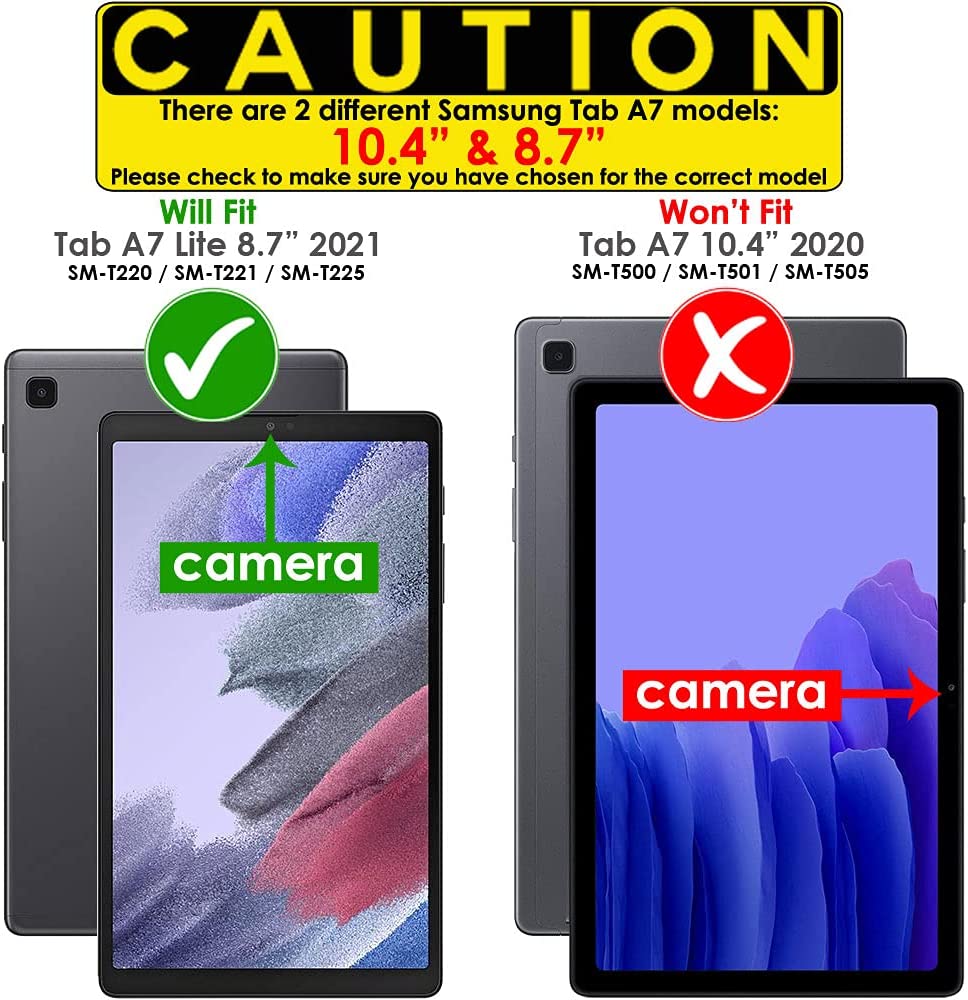 Samsung Galaxy Tab A7 Lite 8.7" (SM-T220 Series) Anti Glare, Matte Tempered Glass Screen Protectors