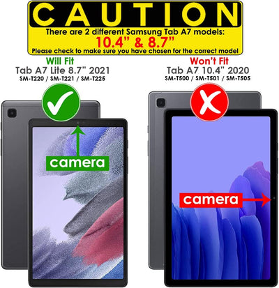 Samsung Galaxy Tab A7 Lite 8.7" (SM-T220 Series) Anti Glare, Matte Tempered Glass Screen Protectors