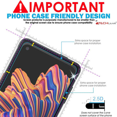 Samsung Galaxy XCover Pro Tempered Glass Screen Protector