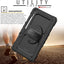 [UTILITY Case] Full Body Shockproof Case with Stand, Hand & Shoulder Strap for Samsung Galaxy Tab S7 FE 12.4" (SM-T730 / SM-T736)