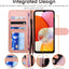 [Wallet Case] Protective Cover with Cash & Card Holder, Stand and Wrist Strap For Samsung A14 5G