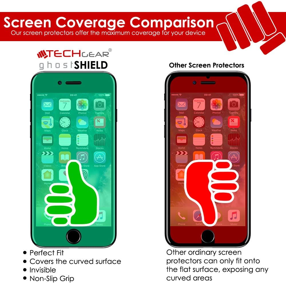 iPhone SE 5G 2022 / 2020, iPhone 8 / 7 Full Coverage TPU Film Screen Protectors