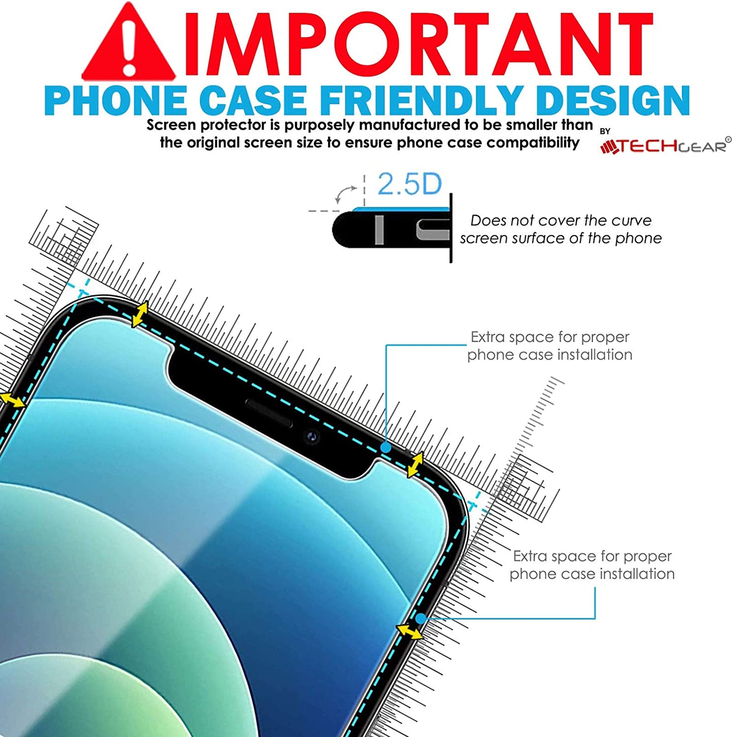 iPhone 12 / iPhone 12 Pro Tempered Glass Screen Protectors