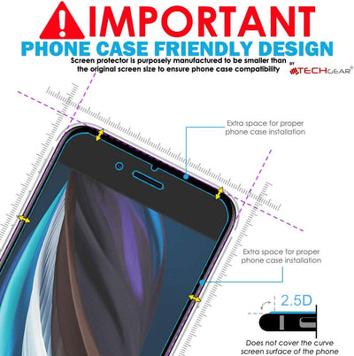 iPhone SE 5G 2022 / 2020 Tempered Glass Screen Protectors