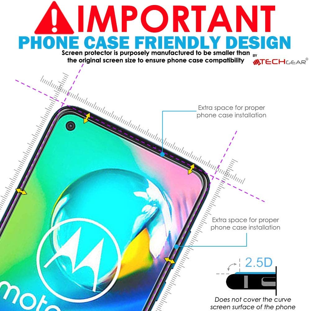 Motorola Moto G8 Power, Tempered Glass Screen Protector
