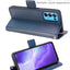 [Wallet Case] Protective Cover with Cash & Card Holder, Stand and Wrist Strap For Oppo Find X3 Lite 5G