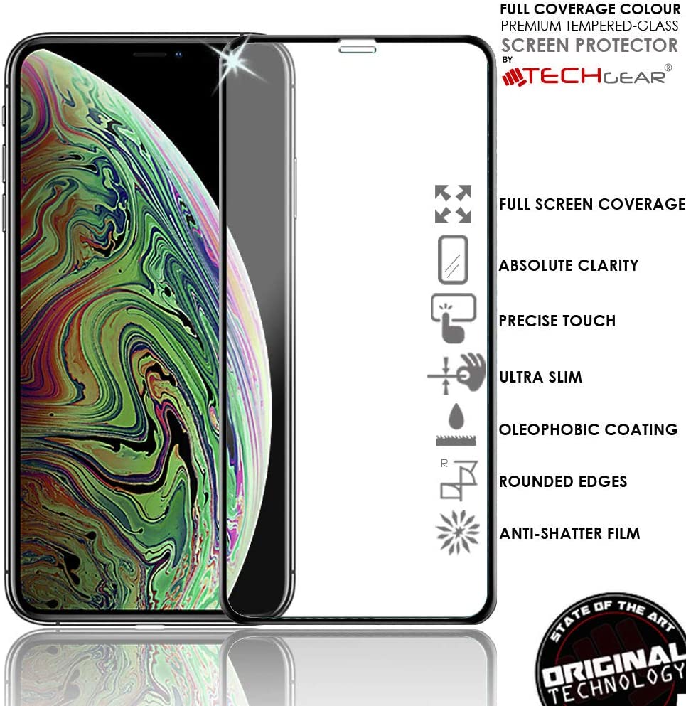 iPhone 11 Pro / iPhoen XS / X Full Coverage 3D Tempered Glass Screen Protectors