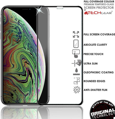 iPhone 11 Pro / iPhoen XS / X Full Coverage 3D Tempered Glass Screen Protectors