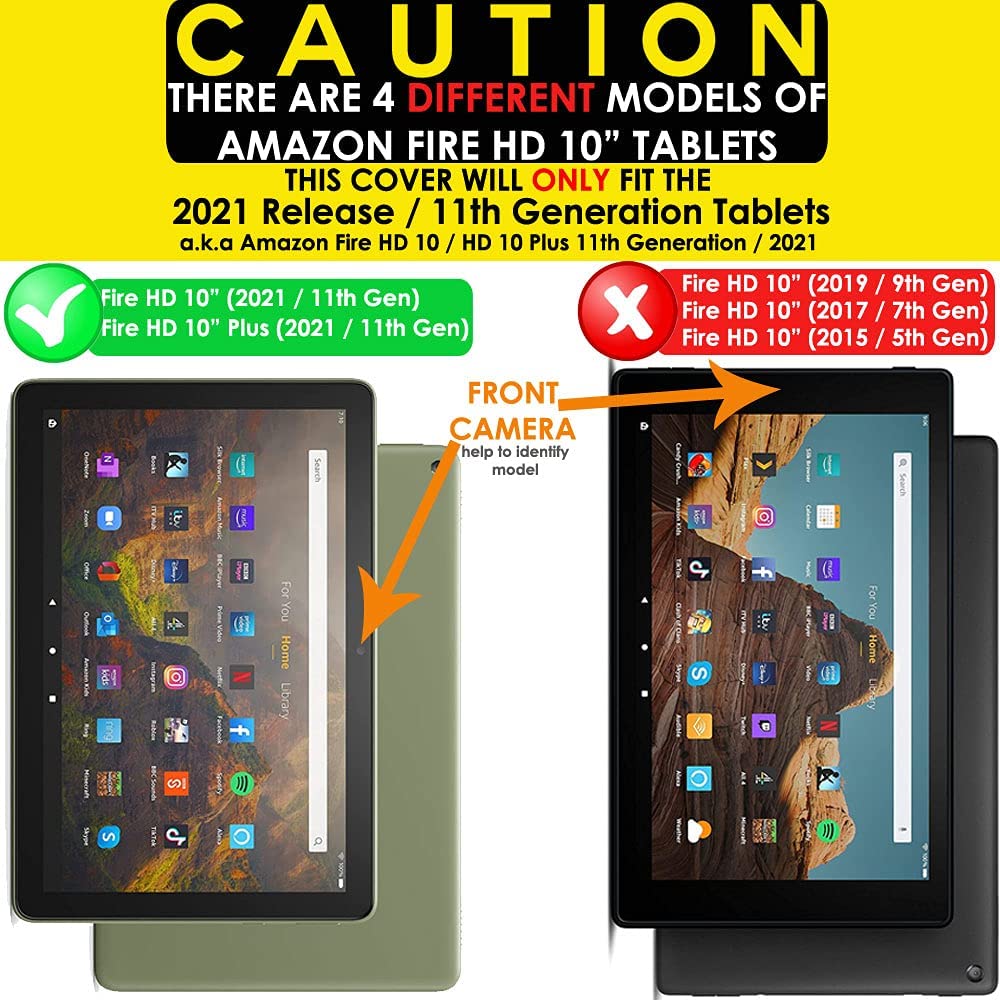 Amazon Fire HD 10" / HD 10" Plus (11th Generation) Anti Glare, Matte Tempered Glass Screen Protectors