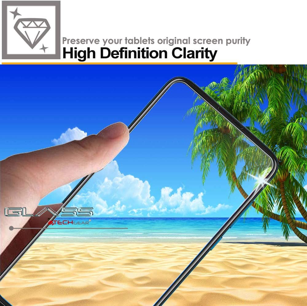 TECHGEAR GLASS Edition Compatible for Motorola Moto G9 ector Cover [9H Hardness] [No-Bubble