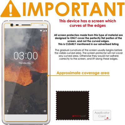Nokia 3.1 Clear Film Screen Protectors
