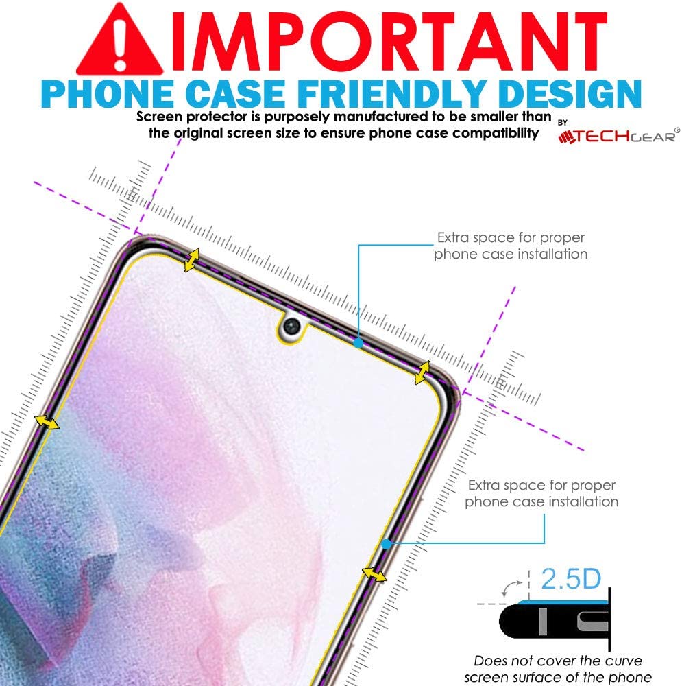 Samsung Galaxy S21 / S21 5G [FingerPrint ID] Tempered Glass Screen Protector