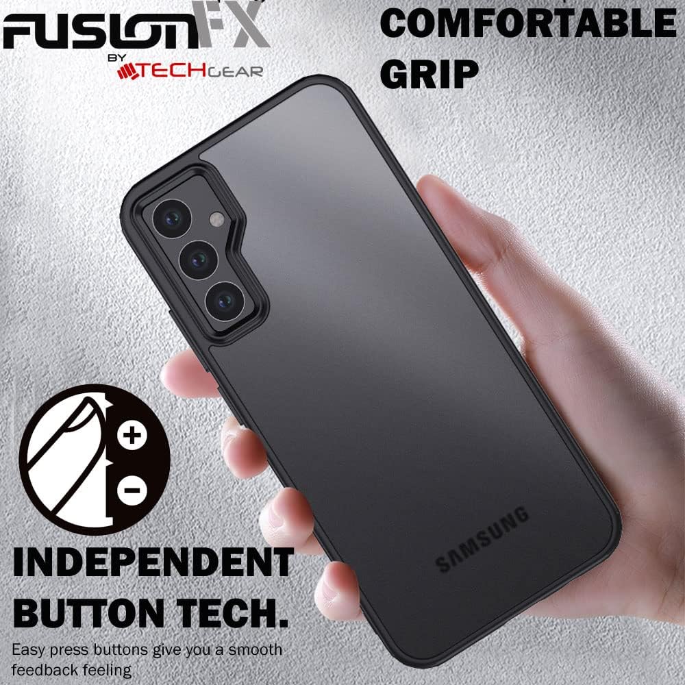[Fusion FX Case] Slim & Light Tough Fused Gel Bumper & Hard Back Matte Case for Samsung Galaxy A54 5G