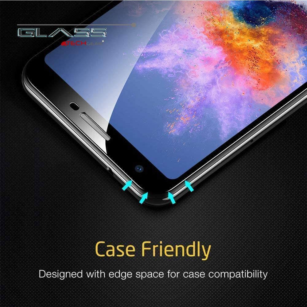 [2 Pack] TECHGEAR Pixel 4 XL Tempered Glass Screen Protector, GLASS Edition [9H Hardness] [No-Bubble] Compatible with Google Pixel 4 XL