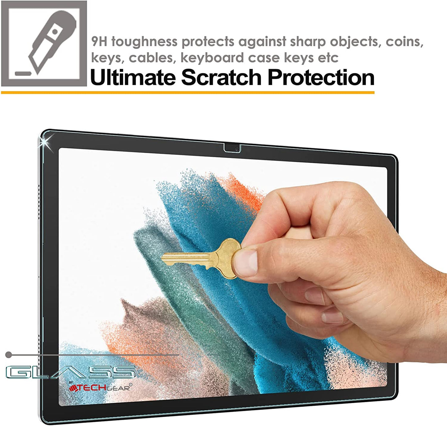 Samsung Galaxy Tab S8 Plus 12.4" (SM-X800 Series) Anti Glare, Matte Tempered Glass Screen Protectors