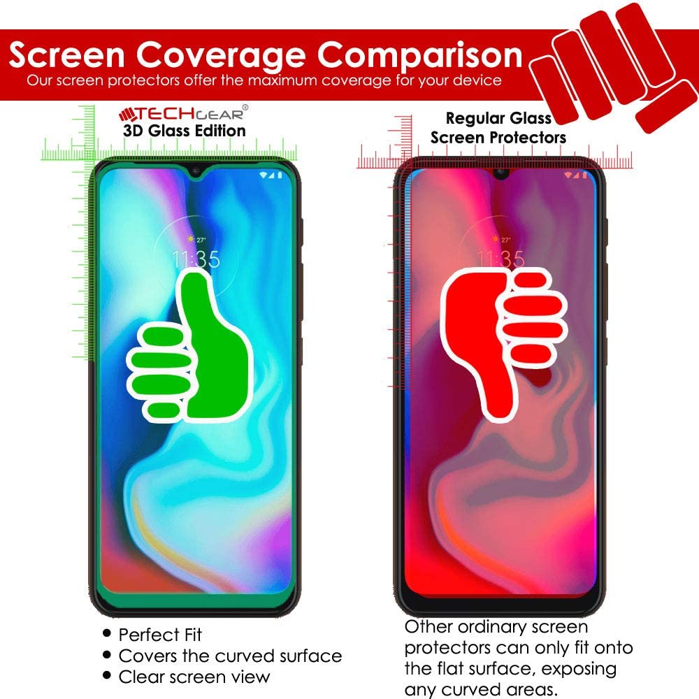 Motorola Moto G9 Power/ G8 Power Lite Full Coverage 3D Tempered Glass Screen Protectors