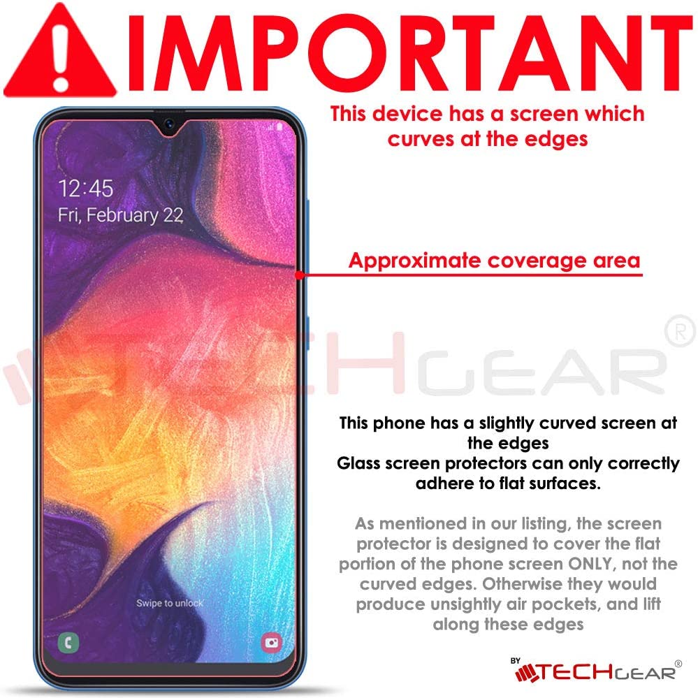 Samsung Galaxy A50 Tempered Glass Screen Protectors