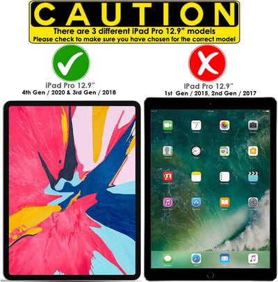 Apple iPad Pro 12.9" 6th / 5th / 4th / 3rd Generation (2022-2018) Clear Film Screen Protectors