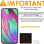 [3 Pack] TECHGEAR Screen Protectors Compatible with Samsung Galaxy A41, CLEAR LCD Screen Protectors Cover Guards