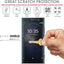 TECHGEAR Screen Protector to fit Sony Xperia XA2 Ultra [ghostSHIELD Edition] Flexible TPU Screen Protector with Full Screen Coverage inc Curved Screen