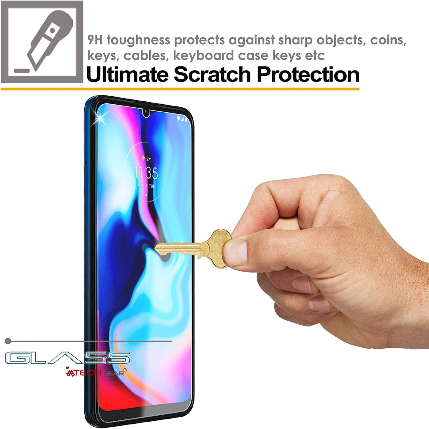 Moto G7 Plus Screen Protector  TECHGEAR GLASS