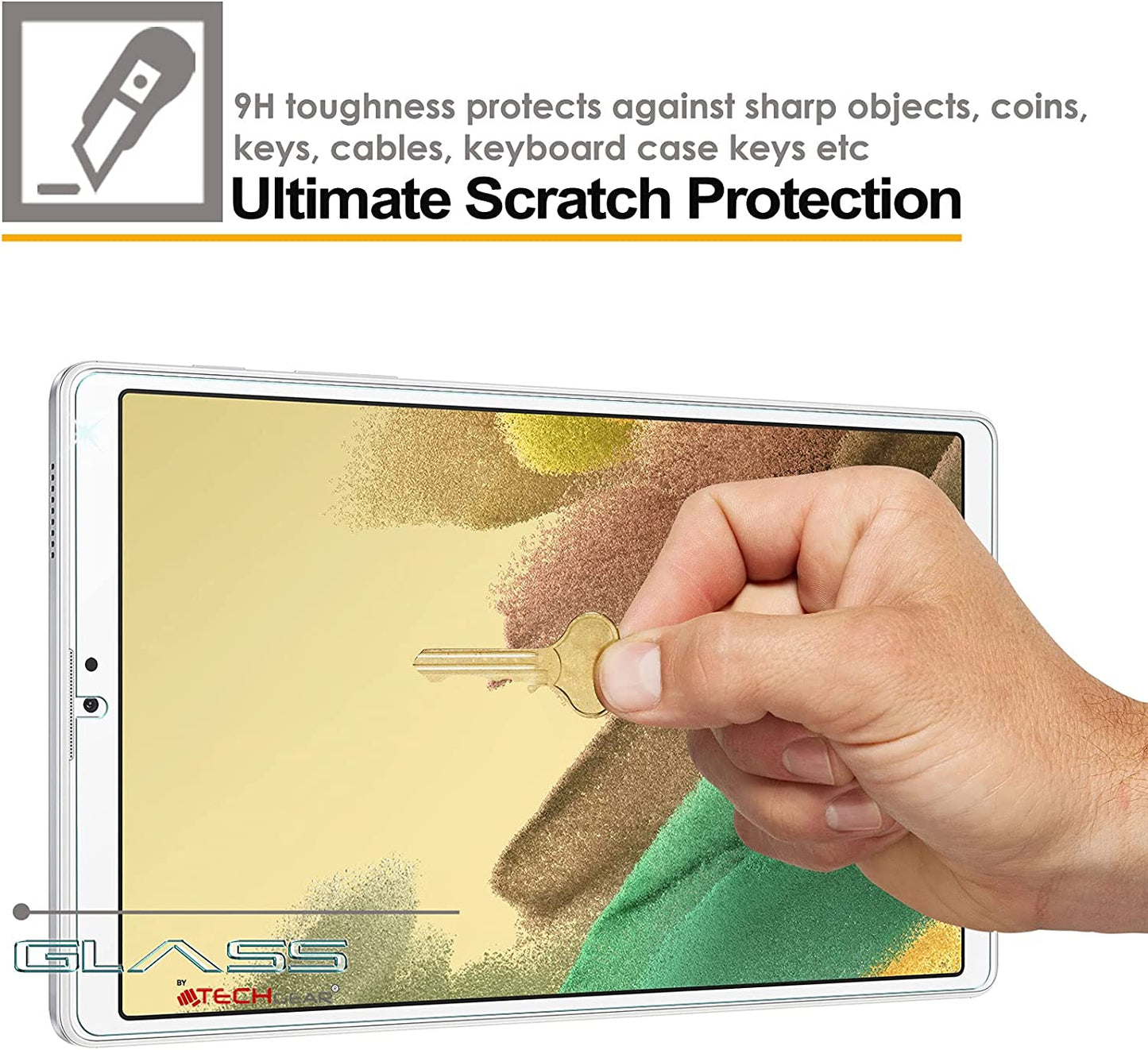 Samsung Galaxy Tab A7 Lite 8.7" (SM-T220 Series) Anti Glare, Matte Tempered Glass Screen Protectors