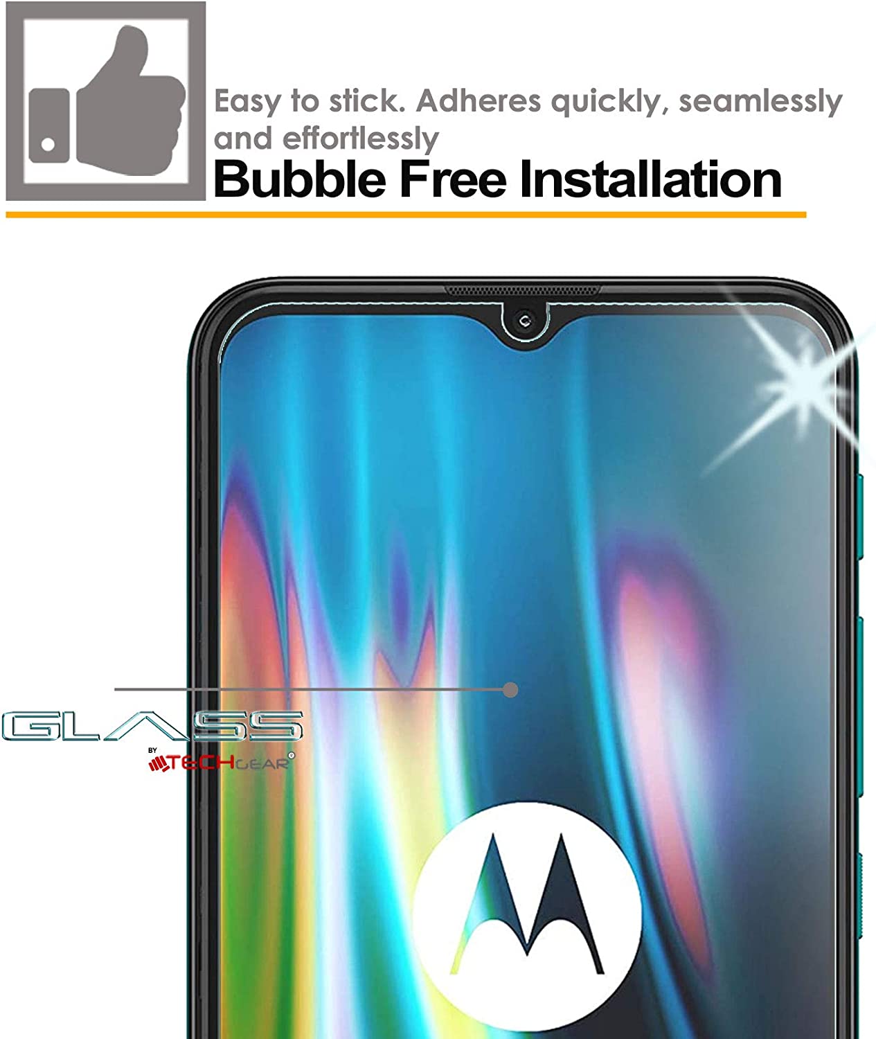 2 Pack of TECHGEAR GLASS Edition Compatible for Motorola Moto E30, Moto E40 & Moto G22, Tempered Glass Screen Protector Covers [9H][No-Bubble]