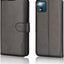[Wallet Case] Protective Cover with Cash & Card Holder, Stand and Wrist Strap For Motorola Moto E13