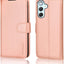 [Wallet Case] Protective Cover with Cash & Card Holder, Stand and Wrist Strap For Samsung A34 5G