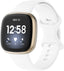 Soft SILICONE Watch Band for Fitbit Versa 4, 3 and Fitbit Sense 2, 1