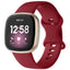 Soft SILICONE Watch Band for Fitbit Versa 4, 3 and Fitbit Sense 2, 1