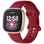 Soft SILICONE Watch Band for Fitbit Versa 4, 3 and Fitbit Sense 2, 1