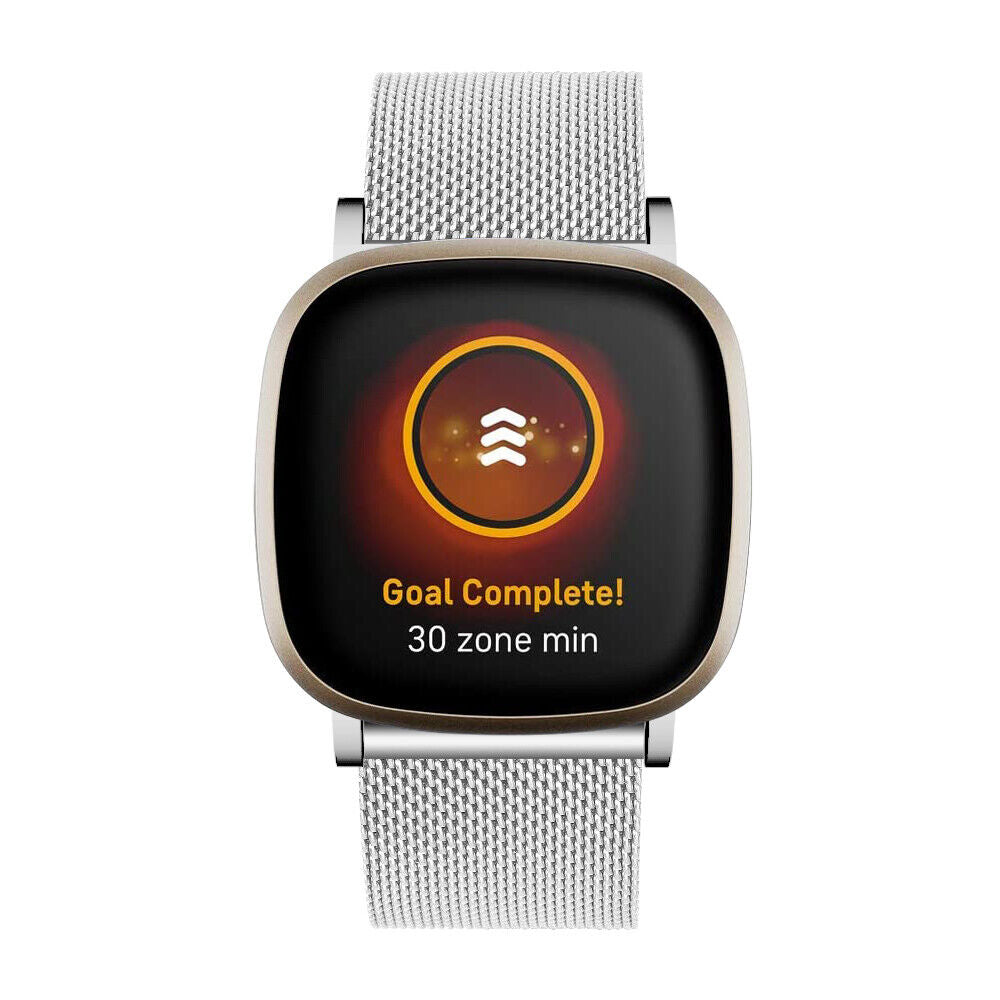 Milanese Stainless Steel Watch Band for Fitbit Versa 4, 3 & Fitbit Sense 2, 1